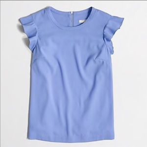 J. Crew Periwinkle Top, size 0
